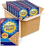 Honey Maid Honey Graham Crackers, 12 - 14.4 Ounce Family Size Boxes (Pack of 12)