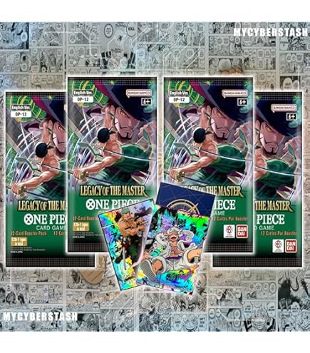Amazon.com: One Piece Booster Packs (Emperors in The New World: 4 Packs of  OP-09) with Holographic Sleeves (Japanese) : Toys & Games