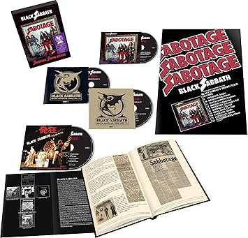 Black Sabbath Sabotage Super Deluxe Edition 4cd Amazon Com Music