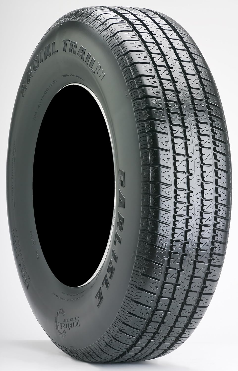 ST145R12 LRE TL CARLISLE RADIAL TRAIL RH TRAILER TIRE / PNEU REMORQUE