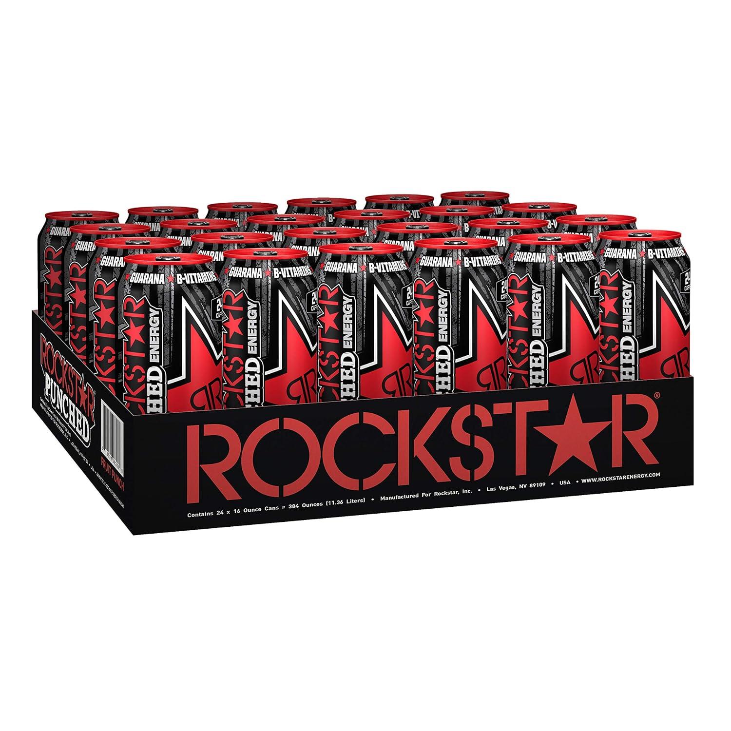 Amazon Com Rockstar Punch Energy Drink 16 Fl Oz Pack Of 24 Packaging May Vary Grocery Gourmet Food