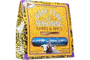 Hi Mountain Jerky Seasoning and Cure Kit | SWEET & SPICY BLEND | Beef Jerky Seasoning | Perfect for Beef, Venison, Elk, & Deer | Seasons up to 15 lbs. of Meat (1 Box)