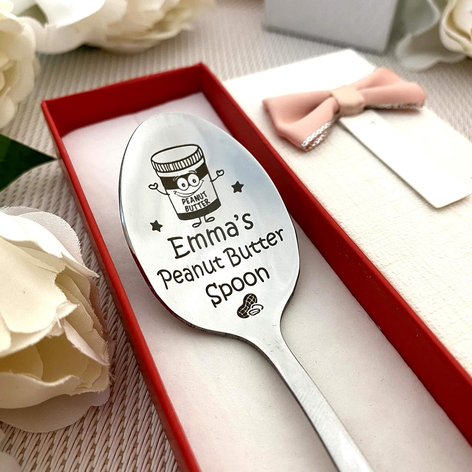 Peanut Butter Spoon gg Personalised Name Engraved Custom Spoon in