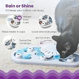 Catstages Nina Ottosson Rainy Day Puzzle for Cats Treat Dispenser view 3