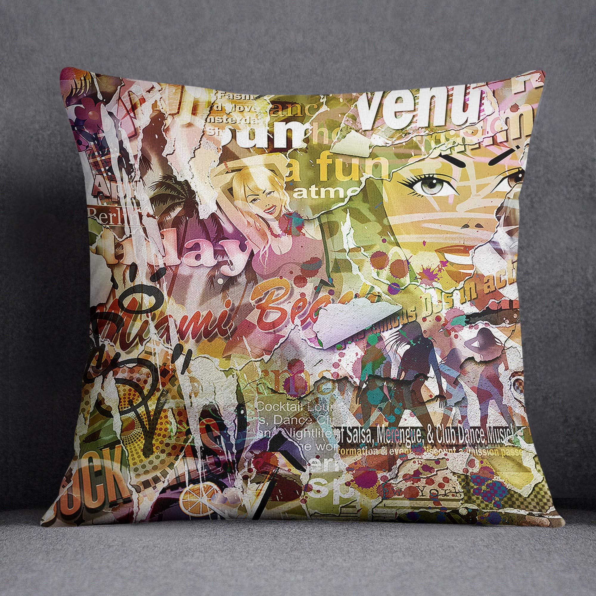 Bonamaison Decorative Cushion Cover, Multi, 45x45