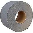 3M Safety-Walk Medium Duty Resilient Tread, 4 in x 60 ft, Anti-Slip Grey Tape, Adhere Without Wrinkling, Curling, Tearing, Shrinking or Lifting, Self-Adhesive Backing, Quick & Easy Application (7741)