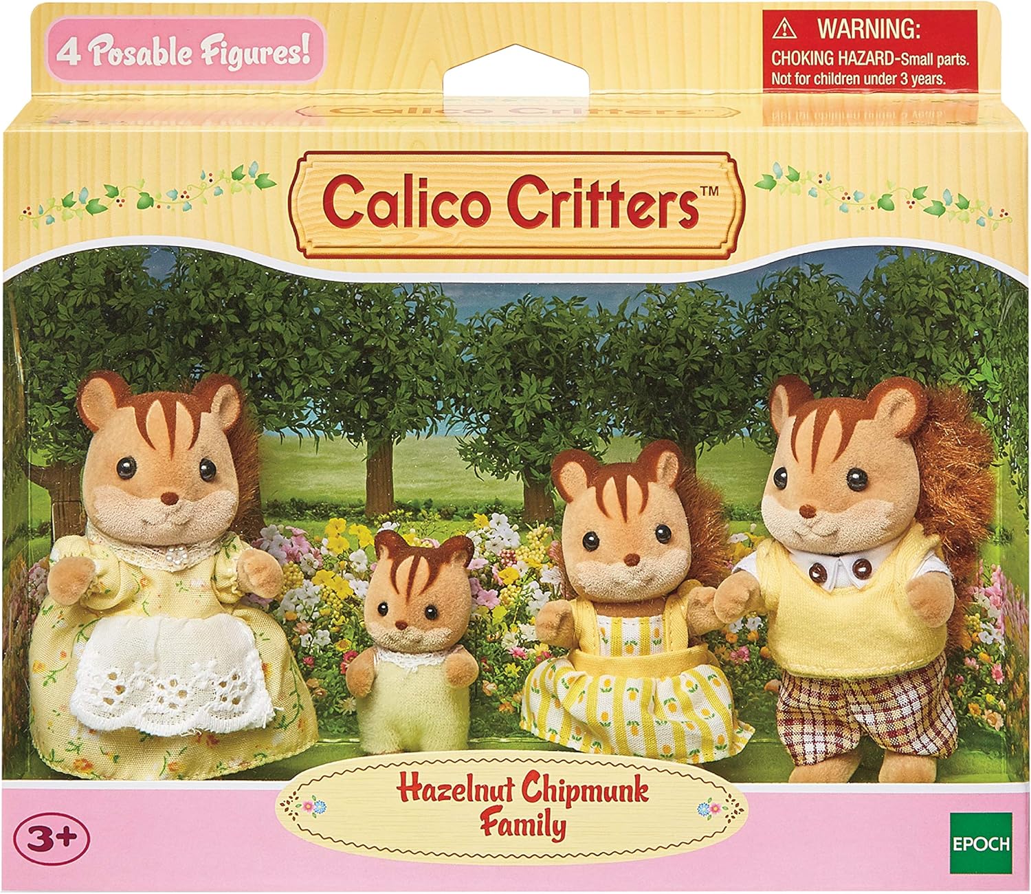 calico critters hazelnut chipmunk family