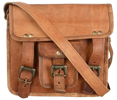 Ramraj Unisex Leather Bags (RRH815 ,Brown)