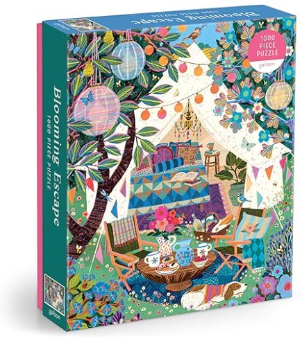 Amazon.com: Galison Surfside Bungalow – 1000 Piece Jigsaw Puzzle