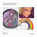Hemway Glitter Shaker Fluorescent Purple 130g Chunky For Resin Epoxy Crafts view 6