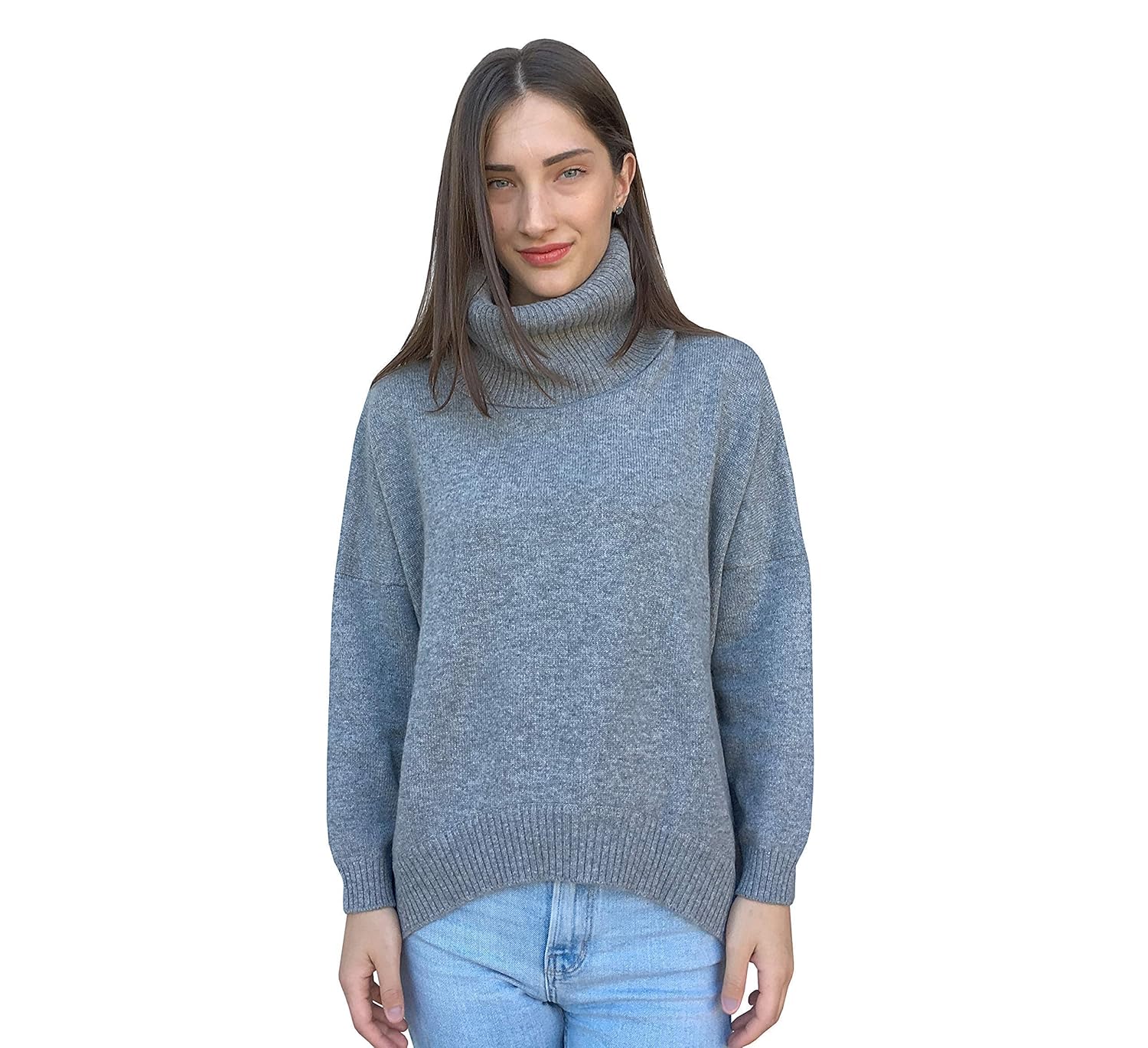 Pull Cachemire Femme Doux et Chaud en Tricot 100% Cachemire