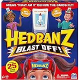 Spin Master Hedbanz Blast Off! Guessing Game with 25 Bonus Cards, for Kids and Families Ages 6 and up (Amazon Exclusive), Bla