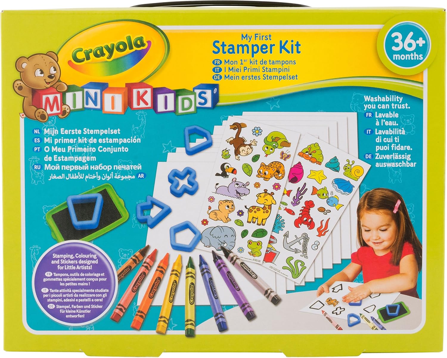 Crayola Mini Kids 81 1359 E 000 Mon 1Er Kit de Tampons Amazon Crayola Mini Kids 81 1359 E 000 Mon 1Er Kit de Tampons Amazon Jeux et Jouets
