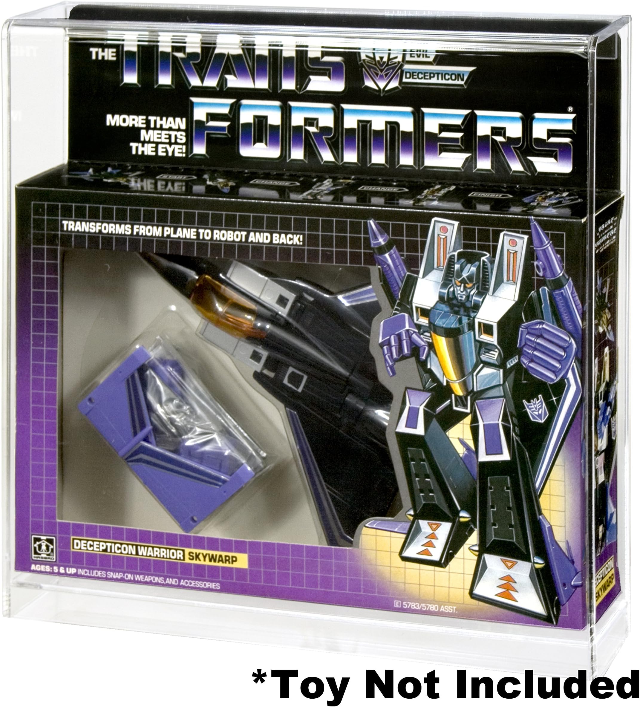 Action Figure Authority Transformers Jets Acrylic Display Case