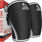 Nordic Lifting Neoprene Knee Sleeves, 7mm Compression Support for Women &amp; Men, Weightlifting, Squats, Powerlifting &amp; CrossFit