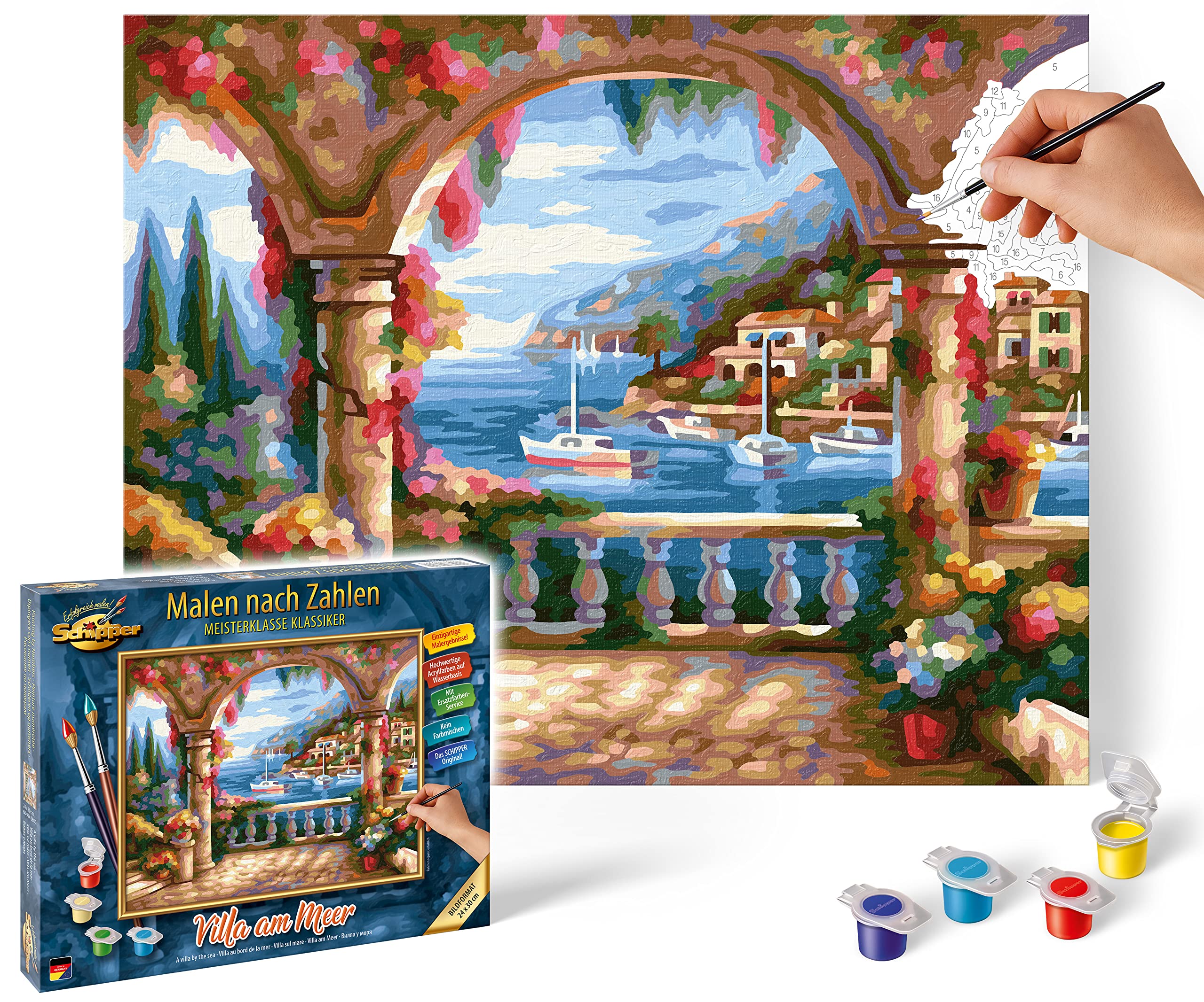 Schipper 609240800 Painting by Numbers Villa by the Sea 24 x 30 cm