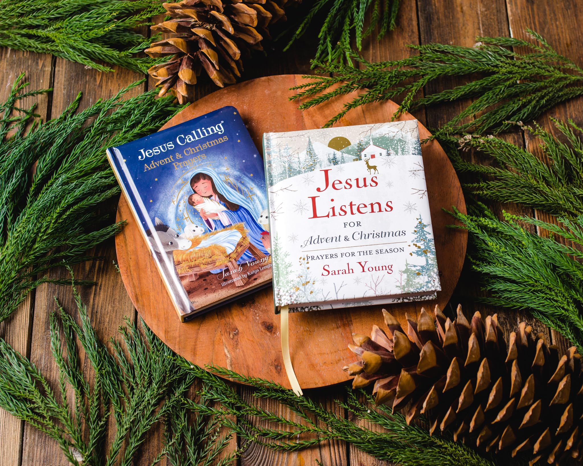 Jesus Listens--for Advent and Christmas, Padded Hardcover, with Full Scriptures: Prayers for the Season (A 40-Day Devotional) Jesus Listens--for Advent and Christmas, Padded Hardcover, with Full Scriptures: Prayers for the Season (A 40-Day Devotional) Hardcover Kindle Audible Audiobook