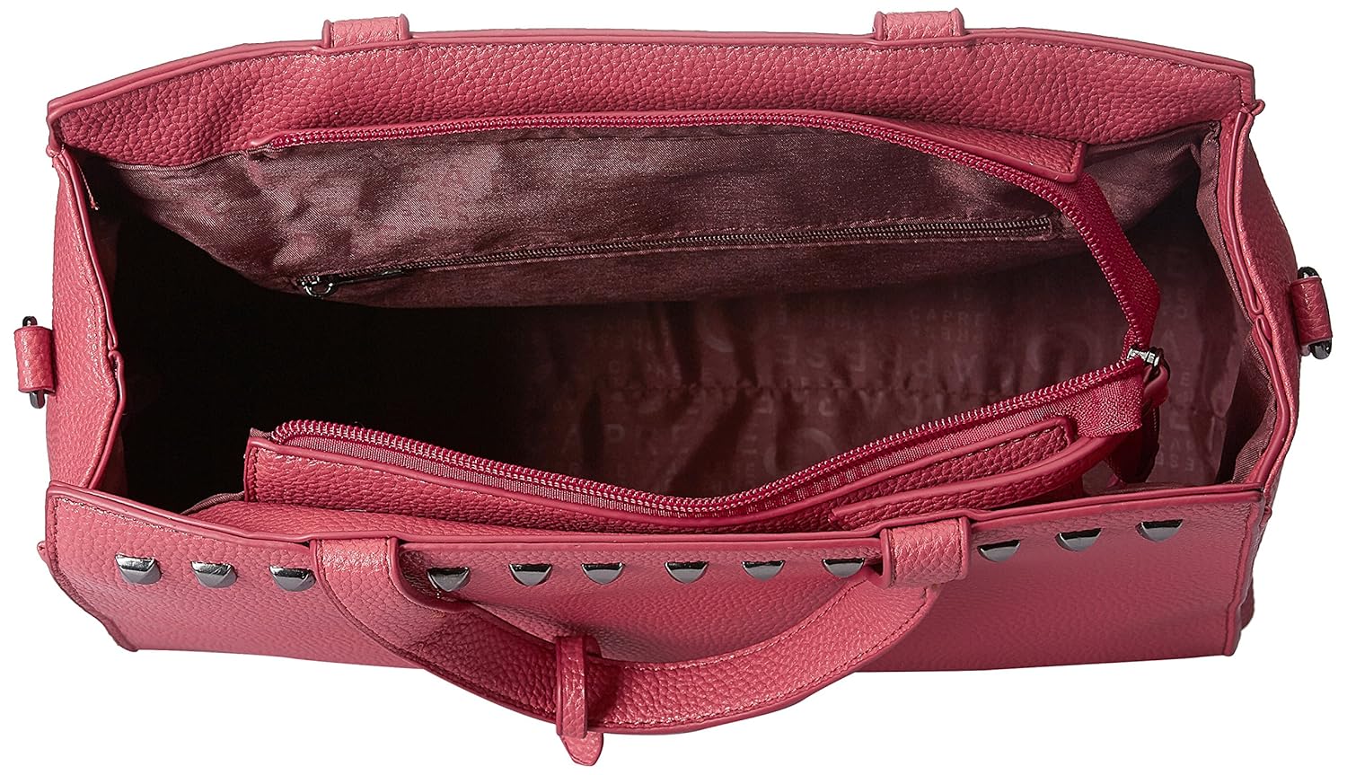 caprese women's satchel (blush)