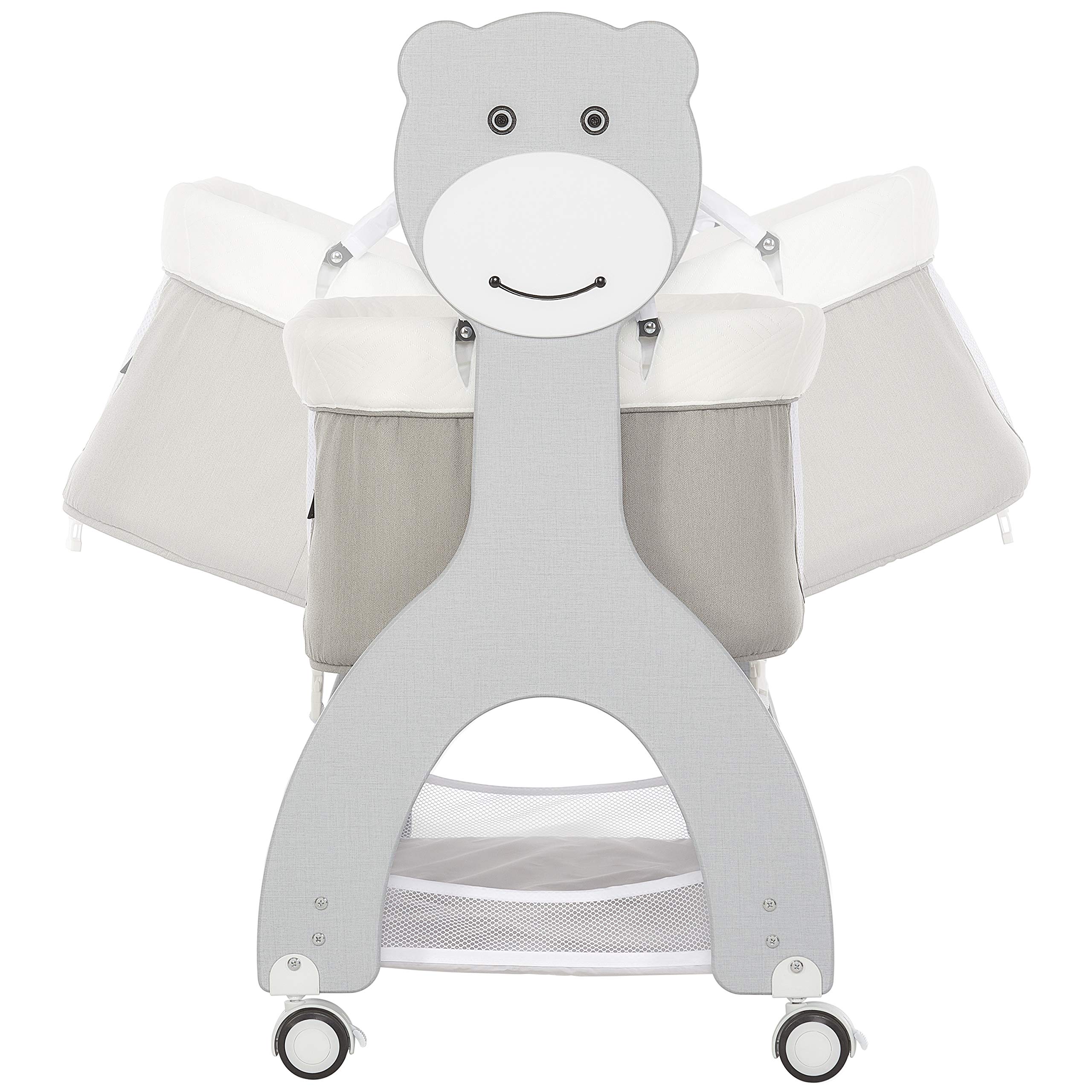 Dream on Me Cub Portable in Grey