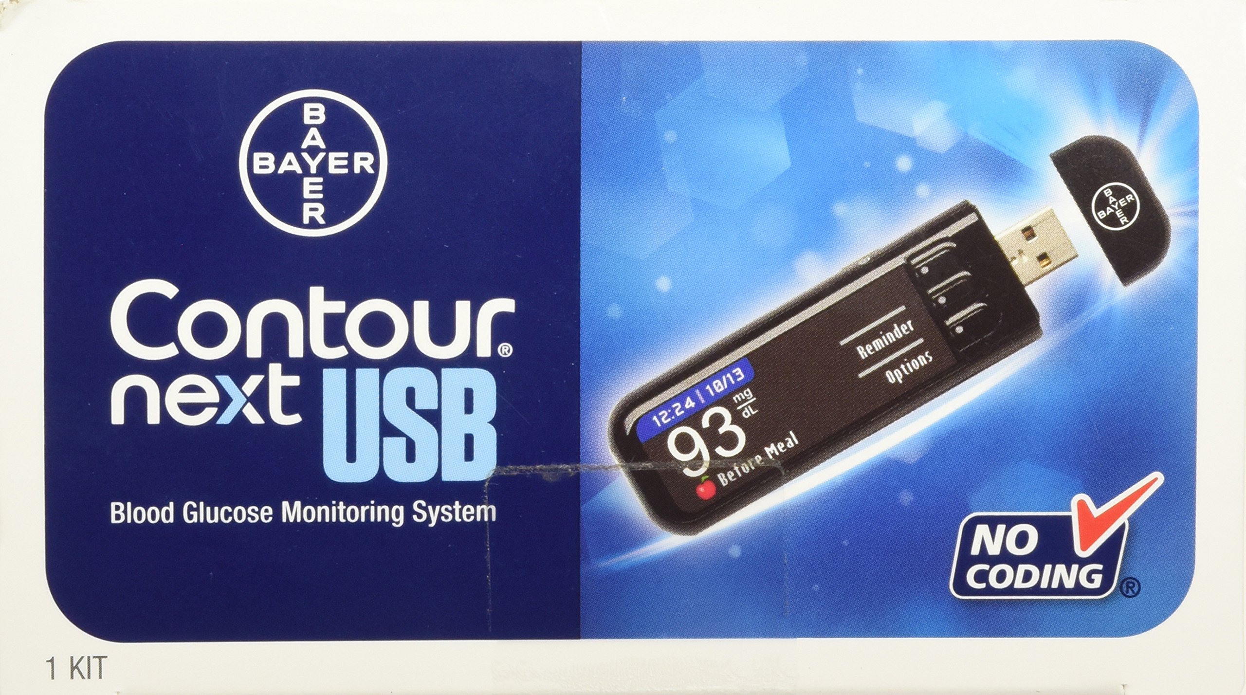 Galleon Bayer Contour Next USB Blood Glucose Monitoring System