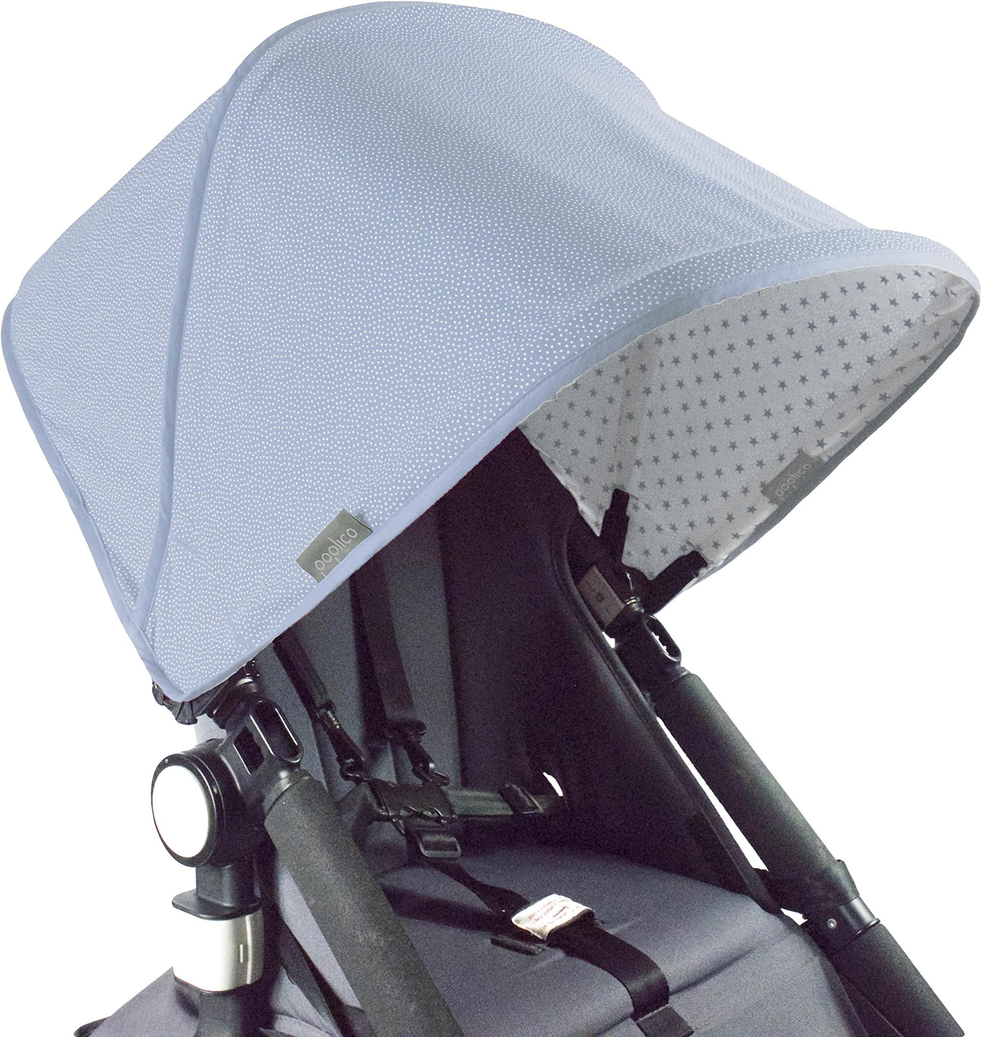 Reversible Canopy/Hood for Bugaboo Cameleon Pushchair/Stroller/Buggy/Pram - Iceberg