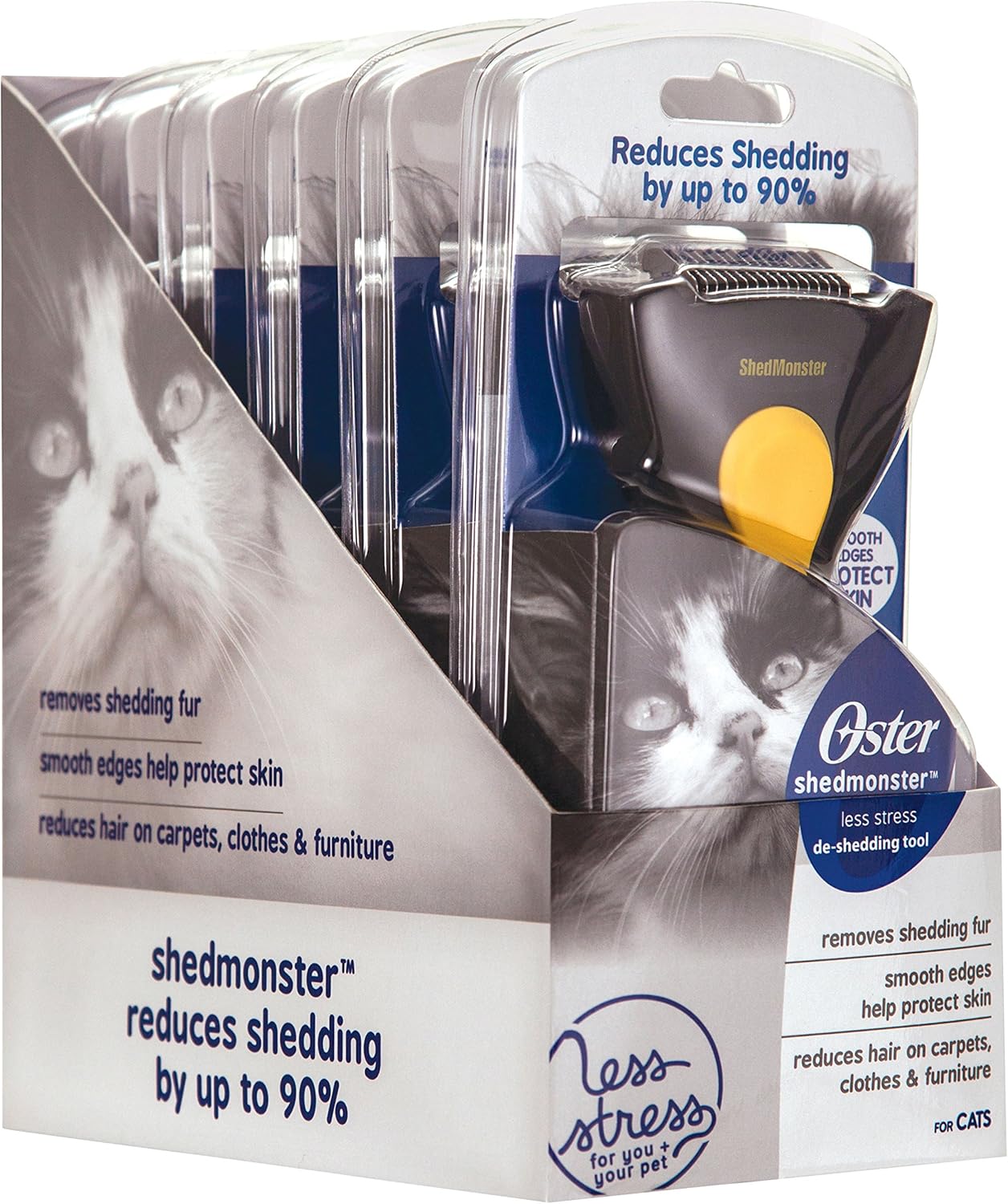 Oster ShedMonster De-Shedding Tool for Cats : Pet Supplies