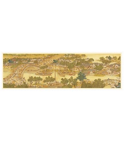 Pintoo 900 Piece Jigsaw Puzzle - Jacek Yerka Four Seasons Art, Plastic No-Dust Puzzle For Adults