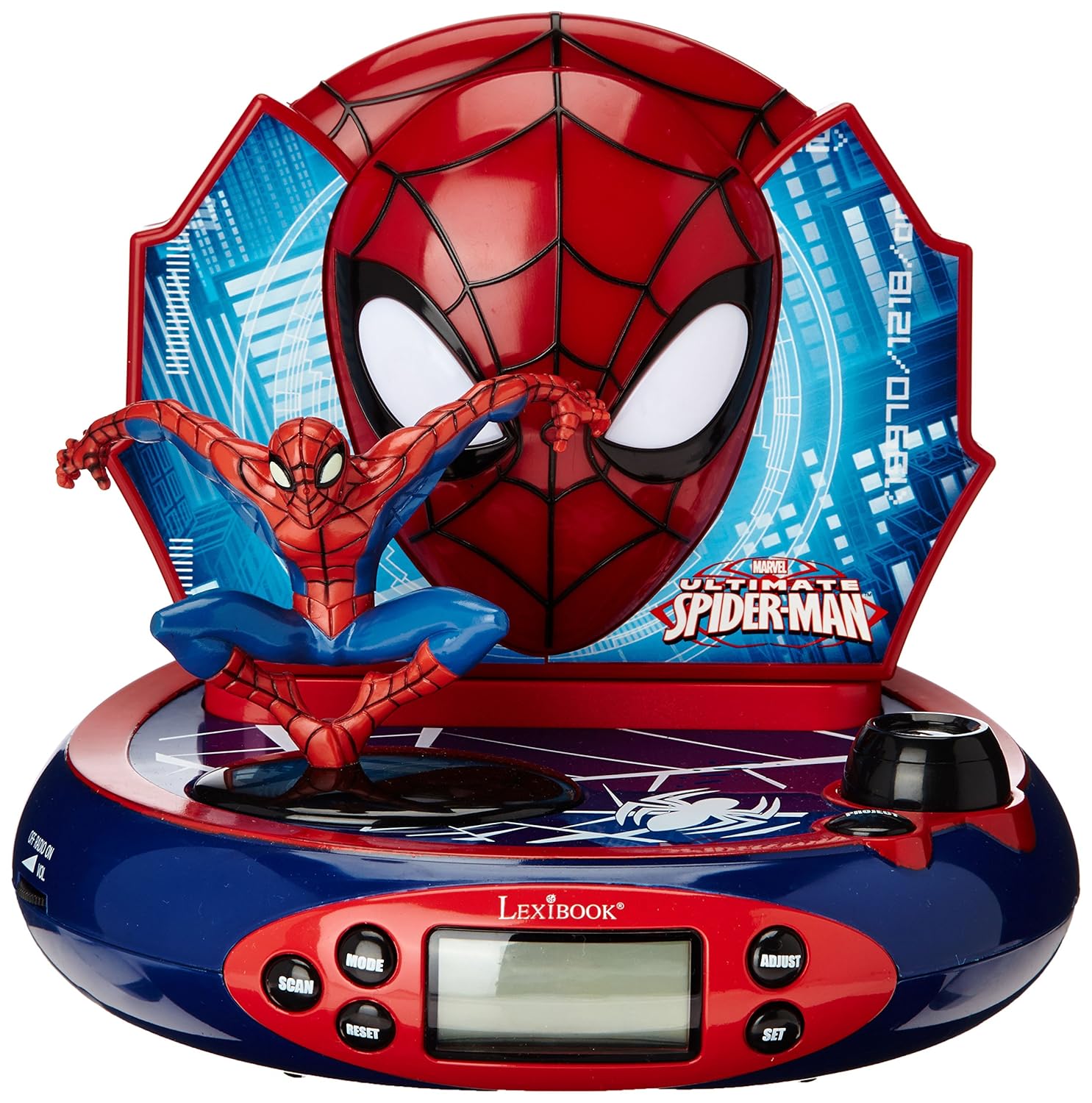 Spider Man - Radio Despertador con proyección de la Hora (Lexibook ...