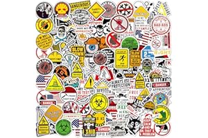 KEHUHOME 100pcs Hard Hat Stickers for Men, Funny Hardhat Stickers for Adults Toolbox Helmet, Prank Meme Vinyl & Waterproof Decals for Mechanics Electricians Union Oilfield Construction Welders