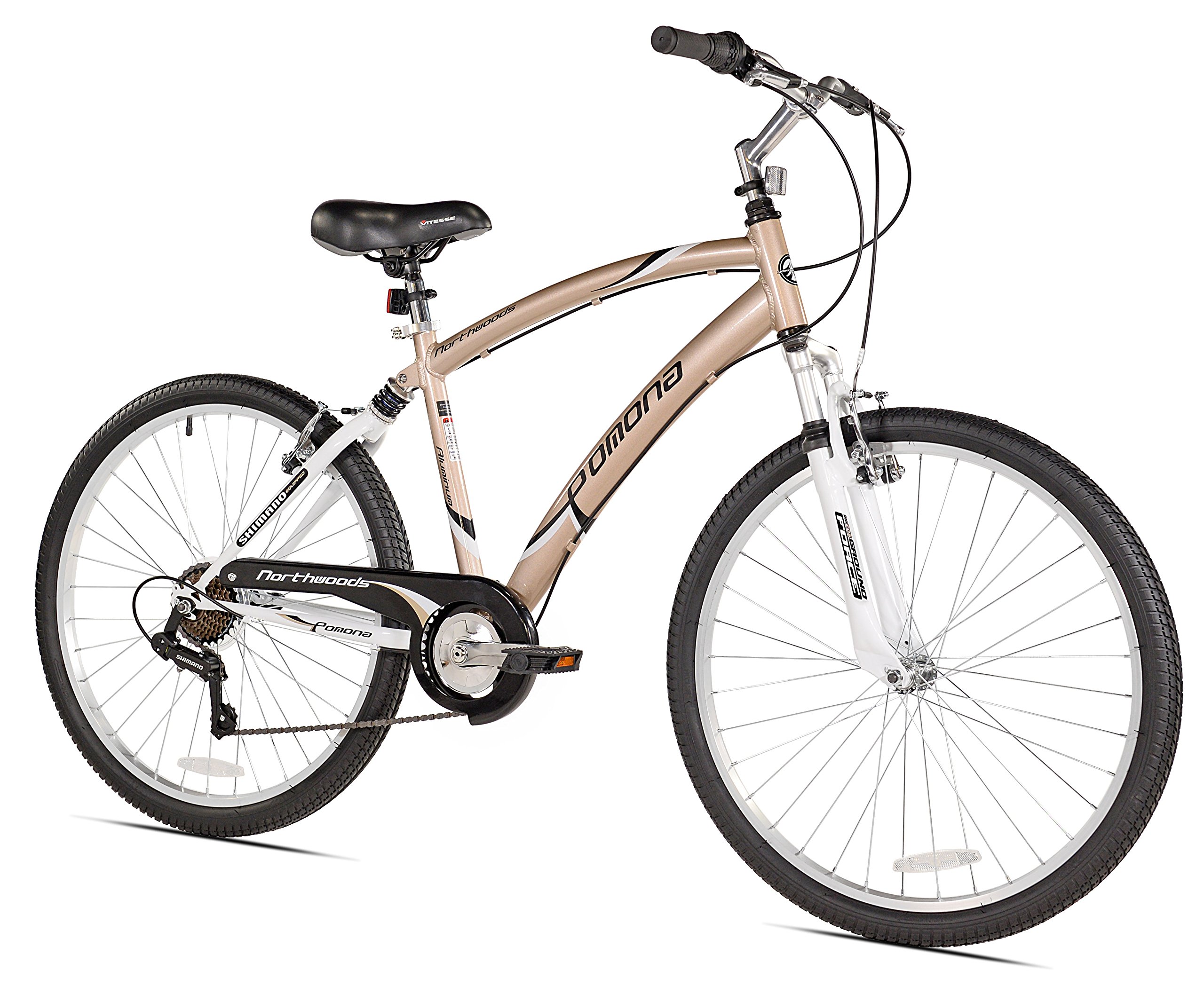 northwoods pomona women's dual suspension comfort bike