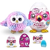 Pets Alive Chirpy Birds (OWL) by ZURU, Electronic Pet That Speaks, Giant Surprise Egg, Stickers, Comb, Fluffy Clay, Bird Anim