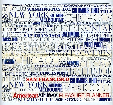 Amazon Com American Airlines Cities Ticket Jacket Ticket