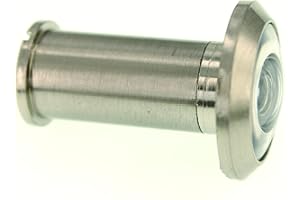ZhongWang Hardware HD Lens 200 Degree Satin Nickel Door viewer Peephole for 1-3/8" to 2-1/4" Doors