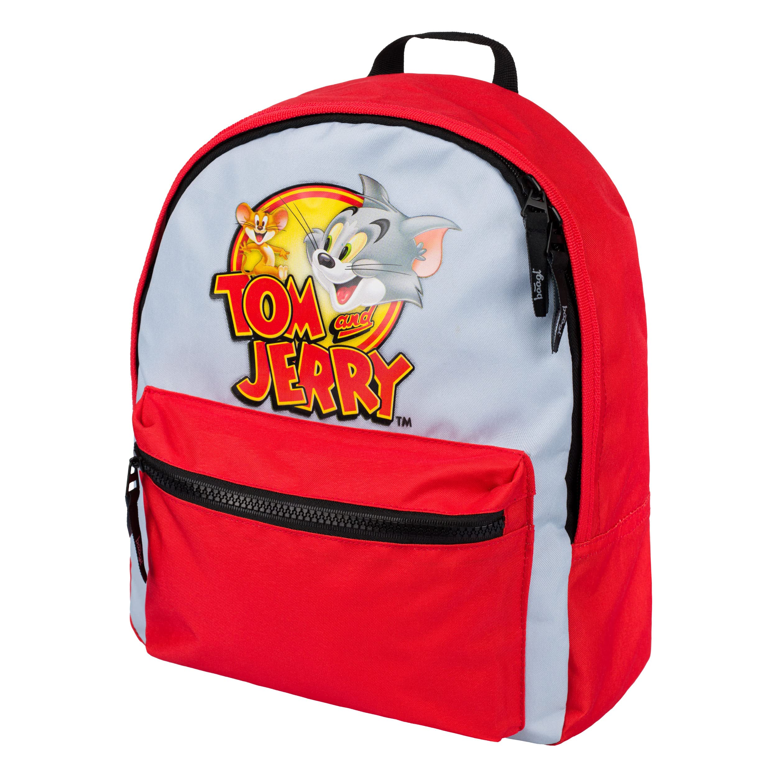 Baagl Nursery Backpack Boys Girls Nursery Backpack Children, Small Baby Backpack, Children's Backpack with Chest Strap, Tom & Jerry, Kindergartengröße, Casual