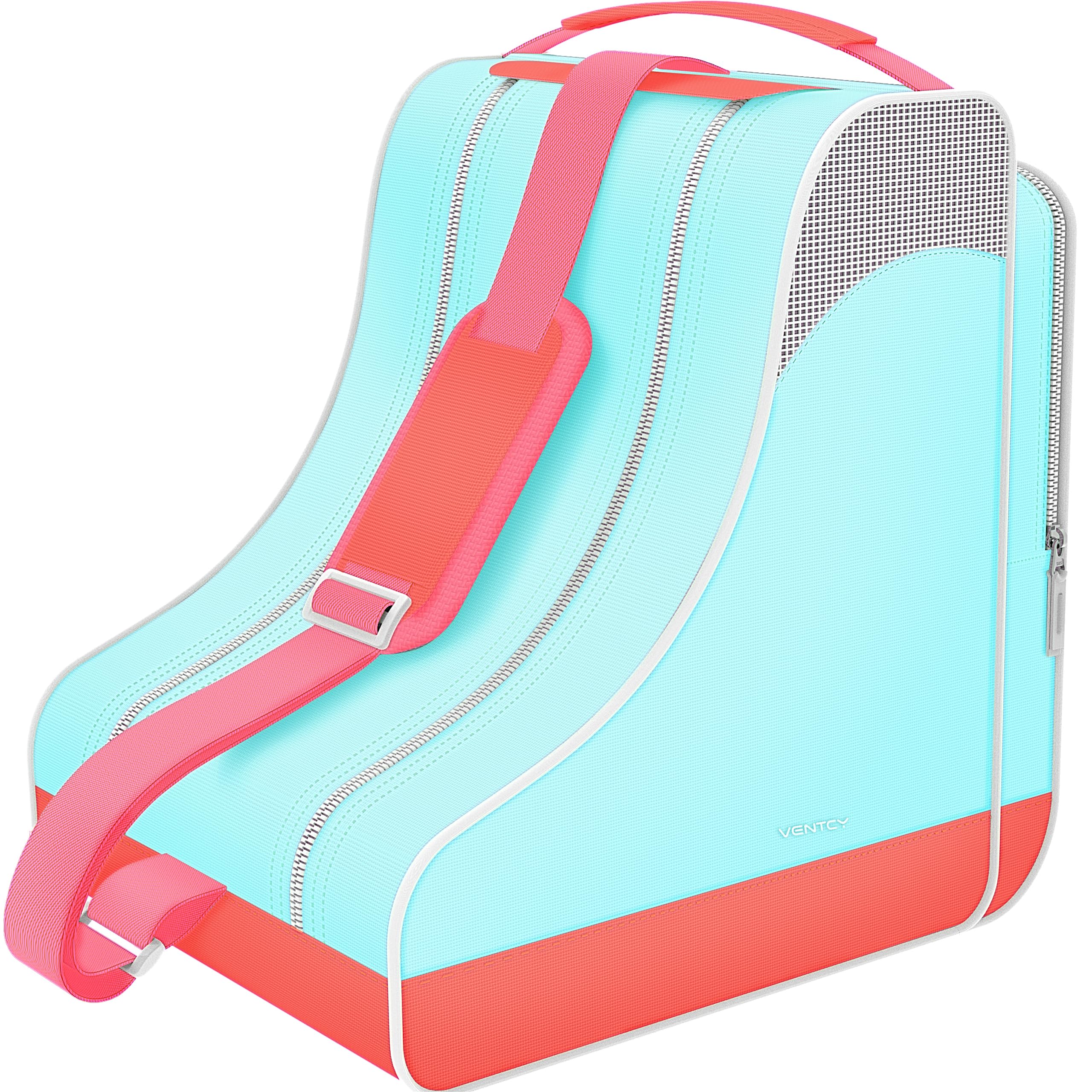 VENTCY Ice Skate Bag Adult, Unisex Roller Skate Bag, Inline Skate Bag Kid, Figure Skate Bag Woman, Quad Skate Bag Men, Bag to Carry Ice Skate for Up to Size 8.5(UK)