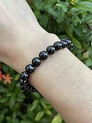 Black Onyx Crystal Bead Bracelet 8mm, Wholesale