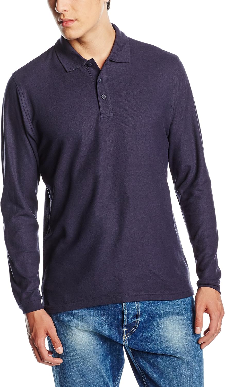 Fruit of the Loom Men's Premium Long Sleeve Polo Shirt Amazon.co.uk