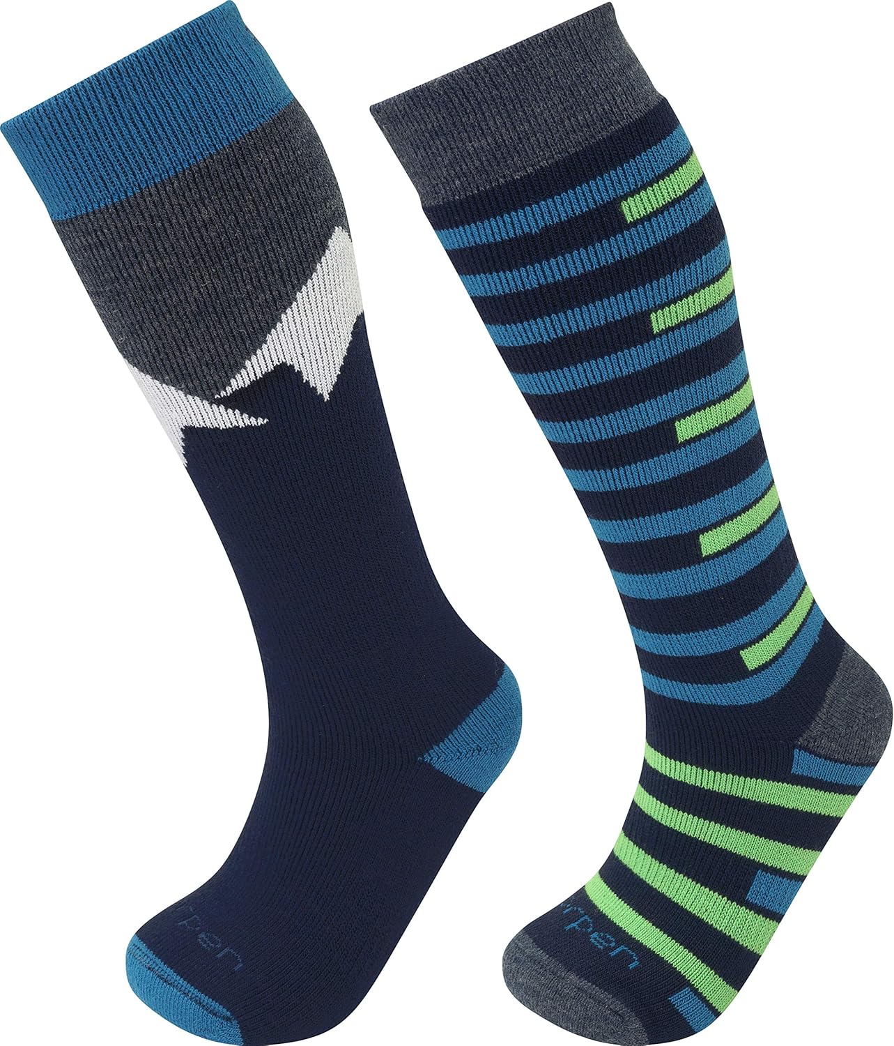 Lorpen boys Kid's Merino Ski 2-pack : Clothing