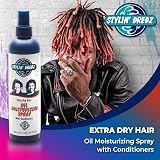 Stylin Dredz Extra Dry Hair Oil Moisturising Spray w Conditioners 350ml view 2