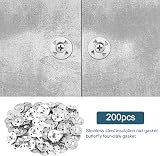 Fuyamp 200Pcs Easy Fix Washers 28mm 4-Claw Nail Gaskets Gypsum Board view 4