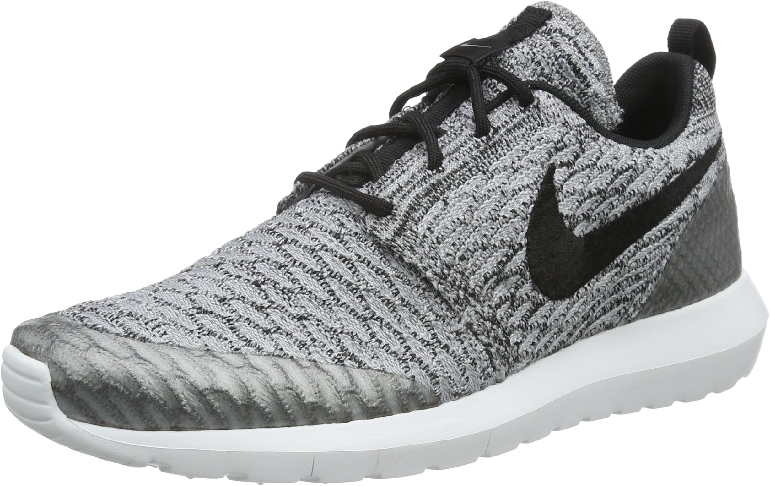 NIKE Men's Roshe Run Flyknit SW Wolf Grey 816531-002