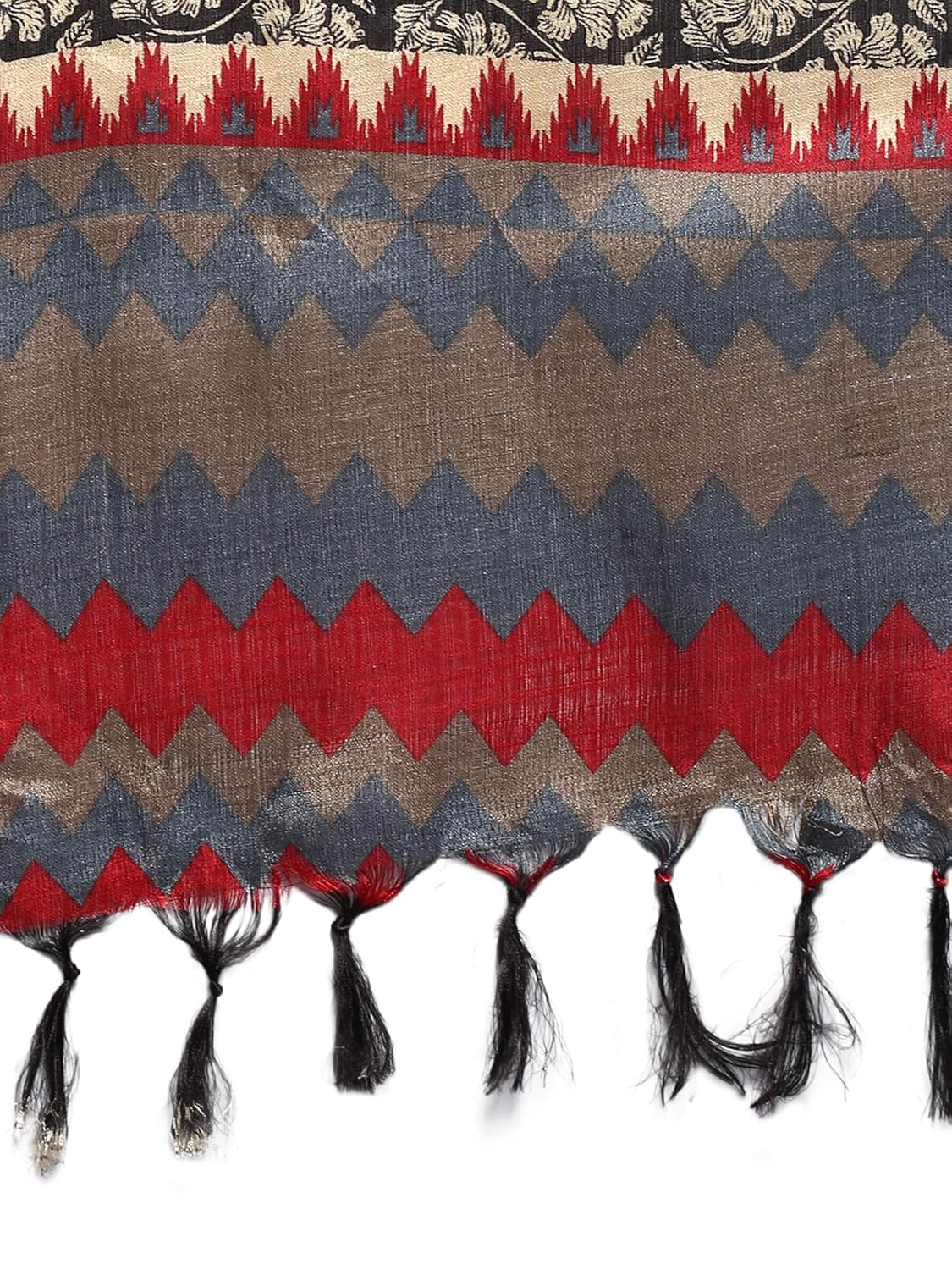 applecreation women's khadi silk dupatts with jhallar (freesize_multi-coloured_khdpt102b)