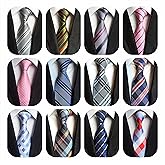 WeiShang Classic Men's Silk Tie Necktie Woven JACQUARD Neck Ties
