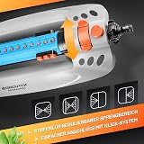 GRÜNTEK Oscillating Sprinkler Turbo Motor Rectangular up to 462 m2 view 2