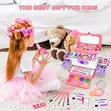 FHNSEL 54 Pcs Kids Makeup Kit Princess Playset Washable Safe Non-Toxic view 7