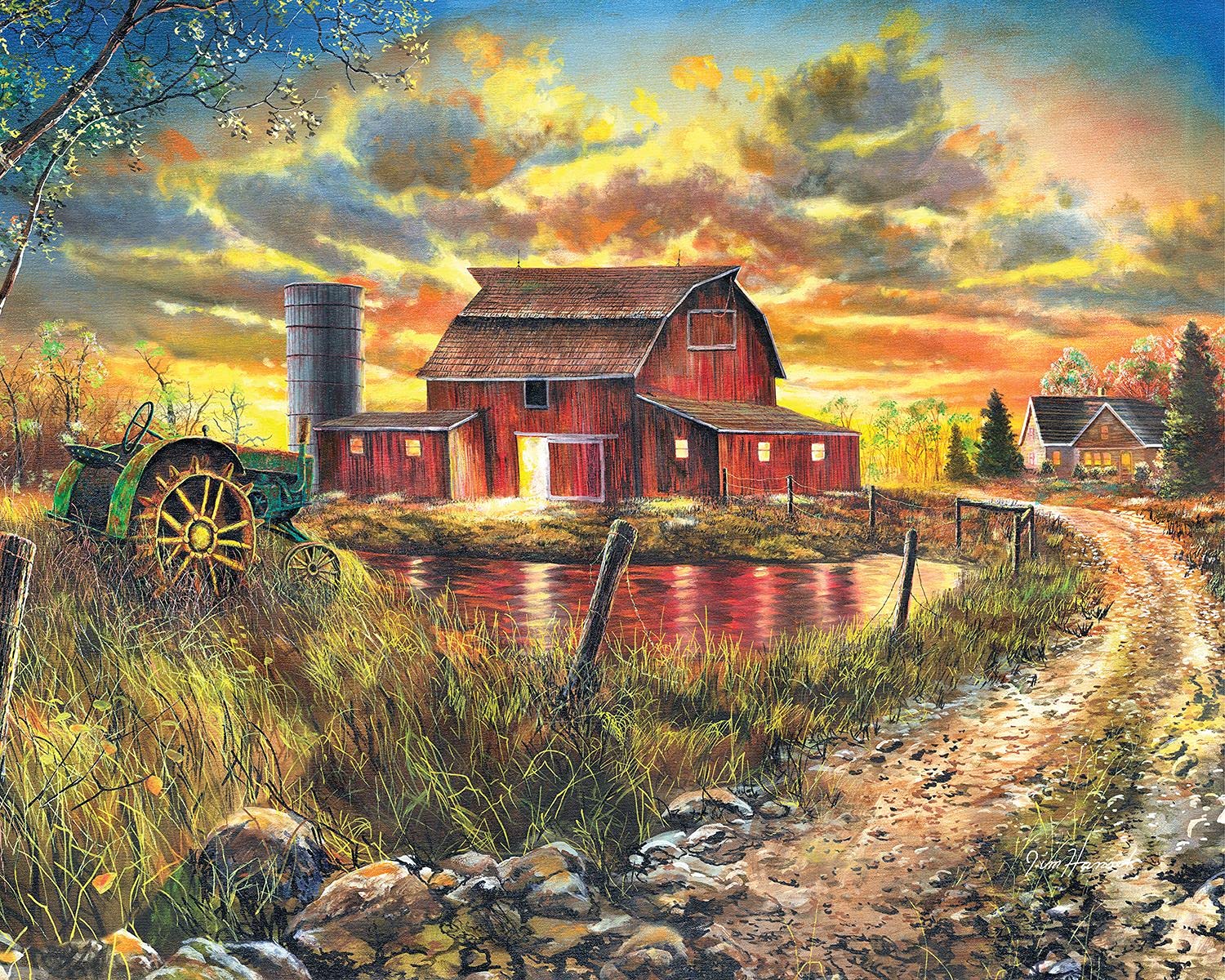 Springbok 1000 Piece Jigsaw Puzzle Memories Past - Unique Cut Pieces