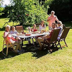 SUPER DEAL 8FT Folding Picnic Table for Indoor