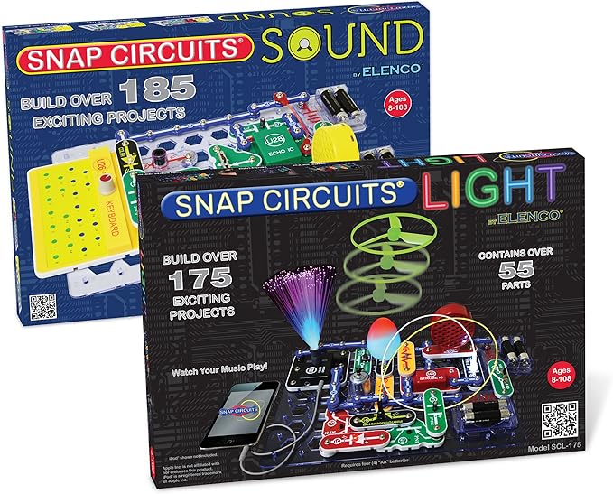 snap circuits deluxe light and sound combo