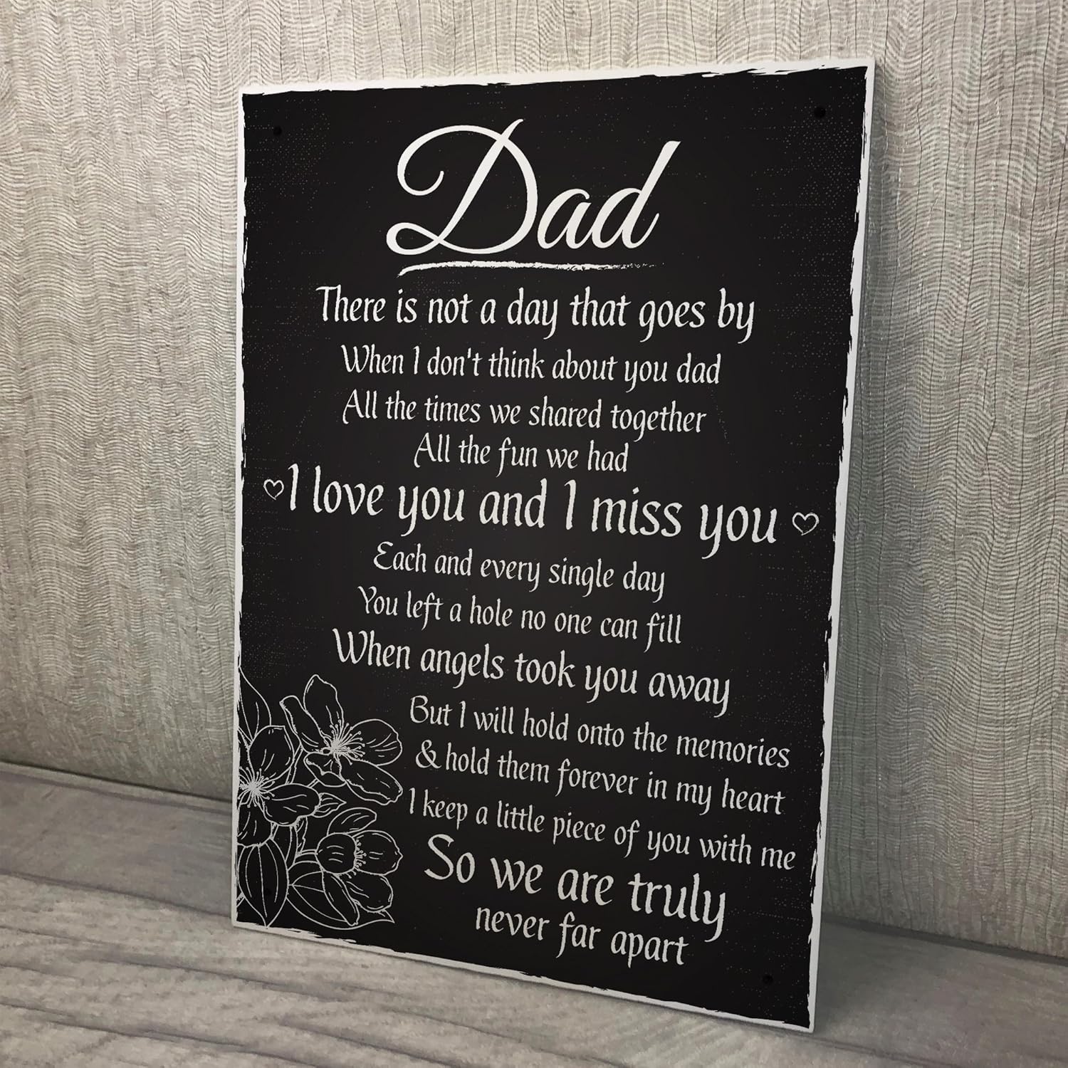 Amazon Com Xld Store Love And Miss You Dad Memorial Grave Plaque