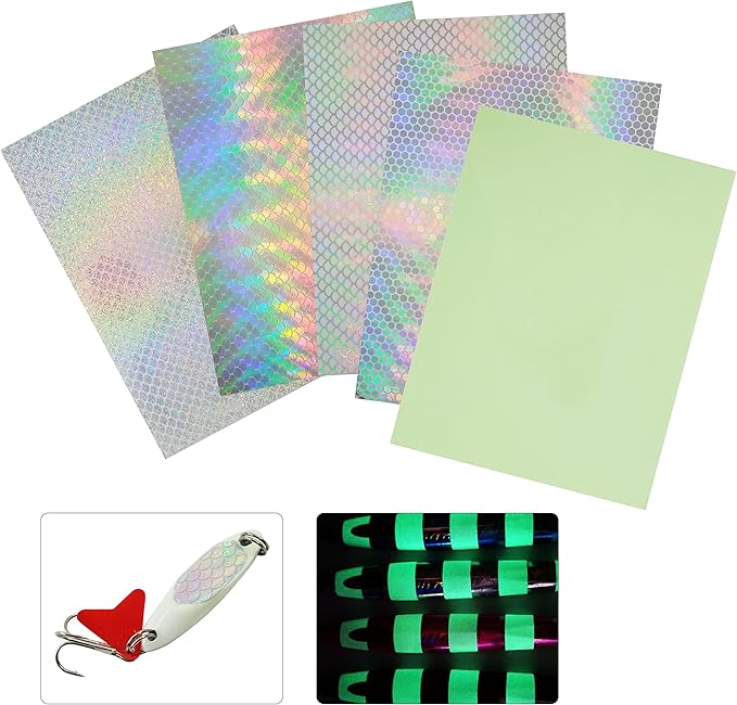 Hologram Fishing Lure Sticker Fish Scales Type Lifelike